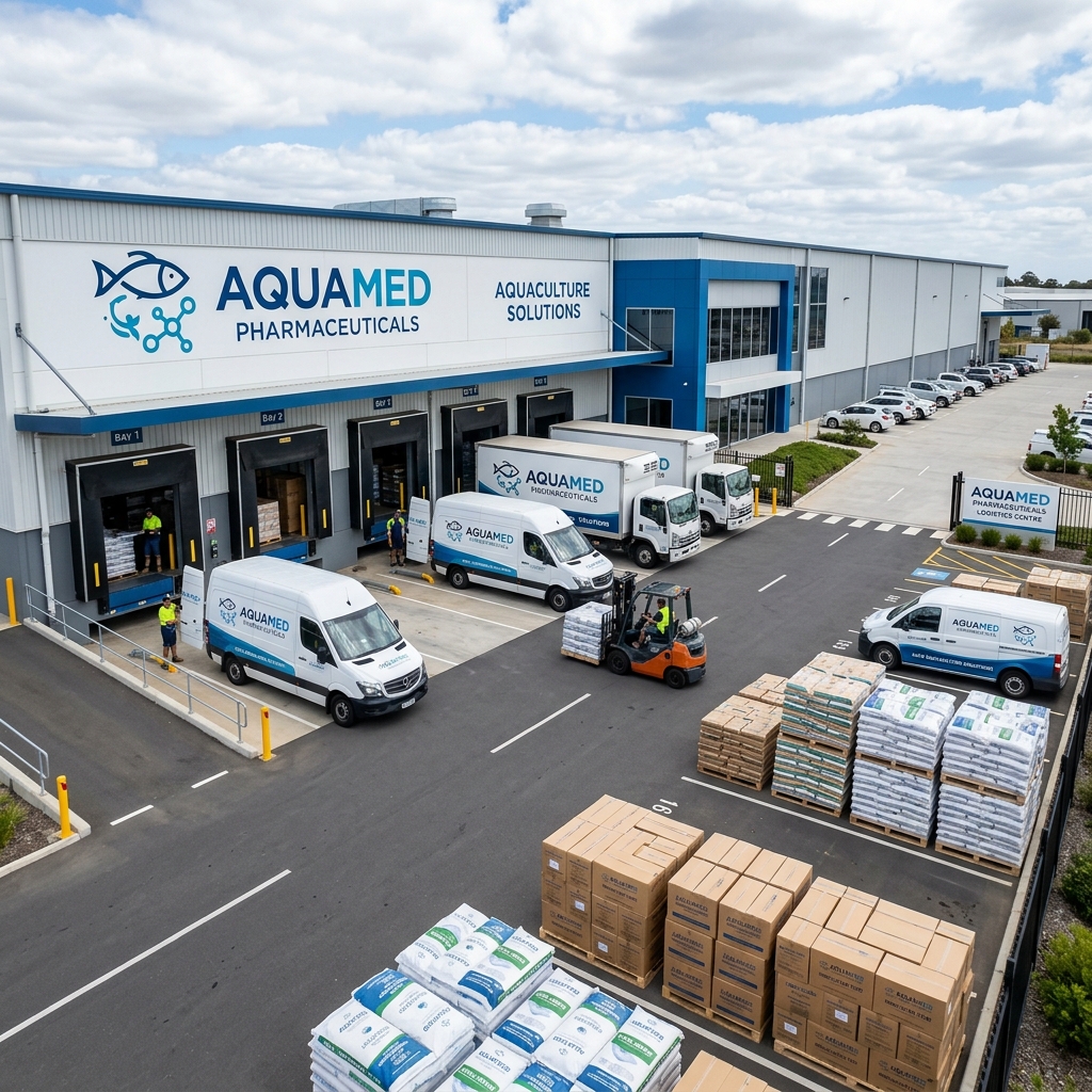 Corporate warehouse and logistics loading dock